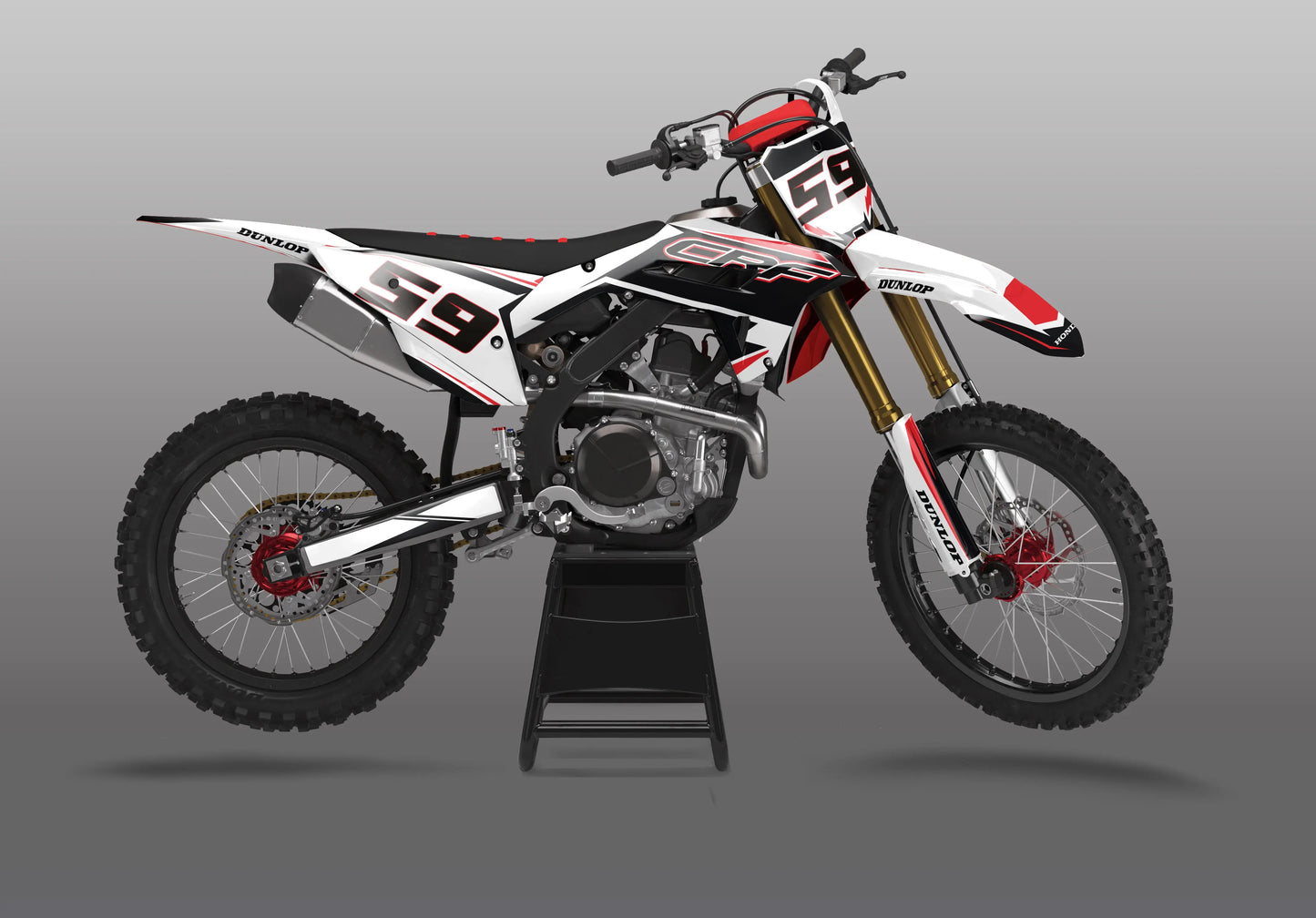 Honda 450 Motocross-Dekor