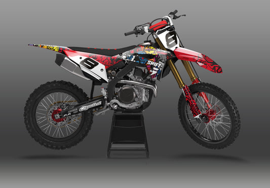 Honda GRAFFITI Graphics Kit | Custom Motocross Decals