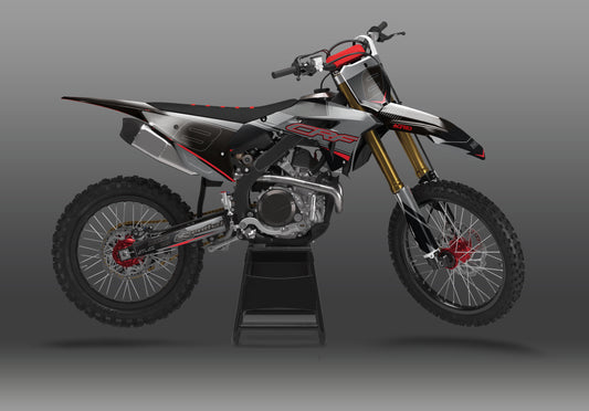 Honda LIO graphics kit – full bike view