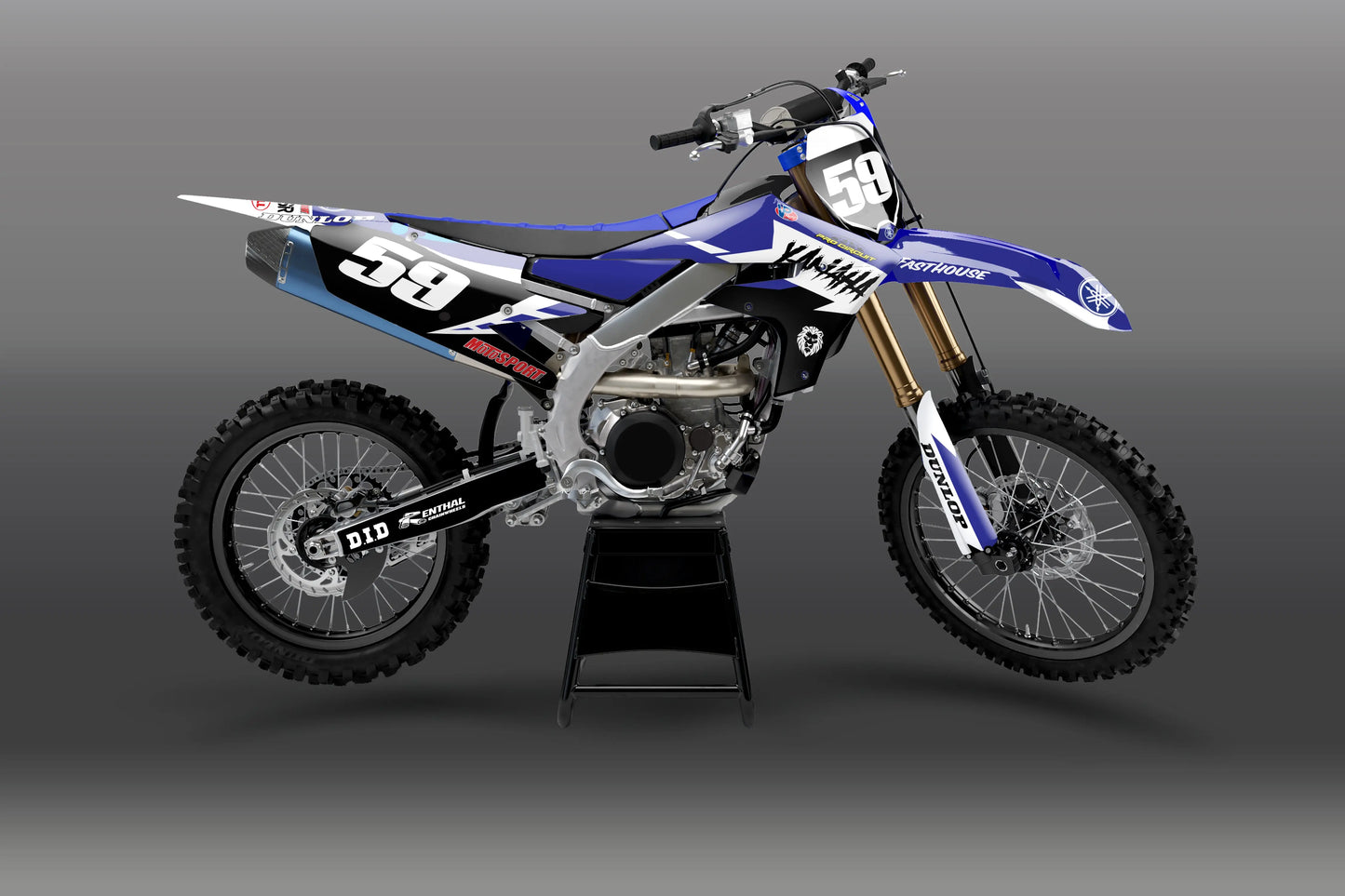 Yamaha STORM Dekor-Kit mit vollständiger Motocross-Abdeckung von MXkits