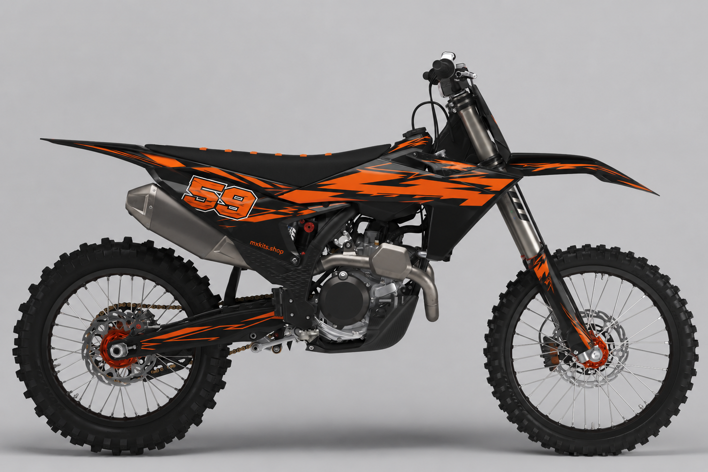 KTM Voltage Strike 59 Motocross-Dekor-Kit