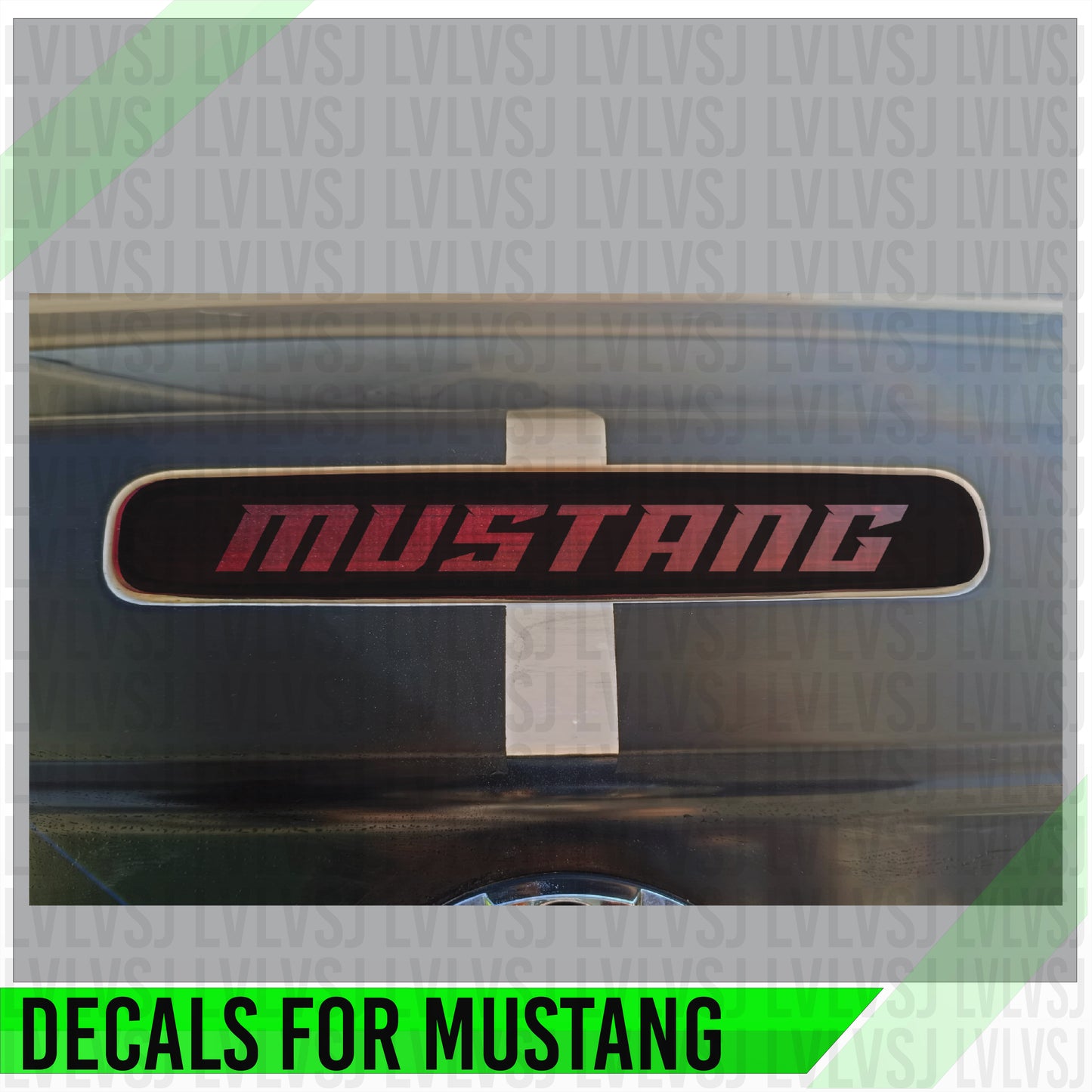 Mustang 3rd brake decal