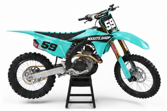 Honda Glacier Zenith CRF-Dekor-Kit in Türkis und Schwarz