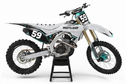 Honda Solar Track CRF-Dekor-Kit in Grau und Schwarz