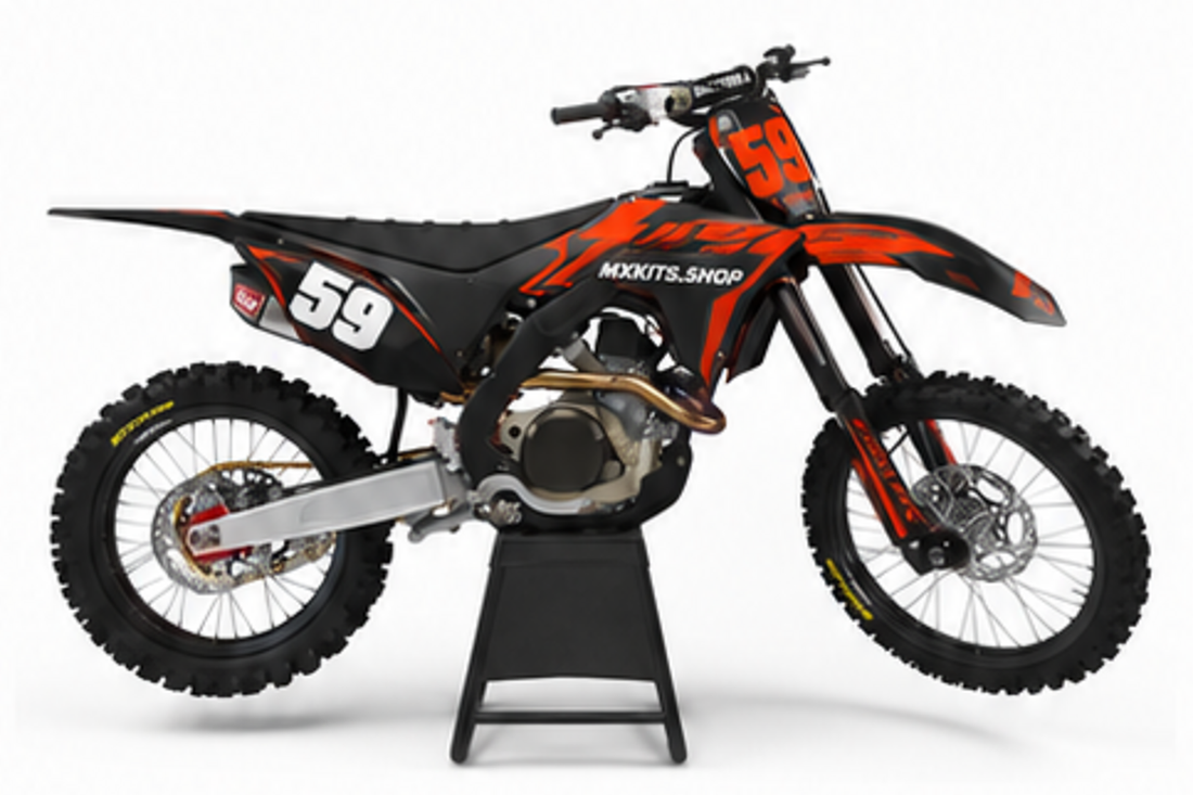 Honda Vector Zenith graphics design used as a finished-kit example