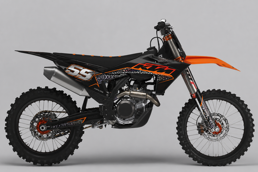 KTM Holo Prowl Motocross-Dekor-Kit mit leuchtenden Akzenten