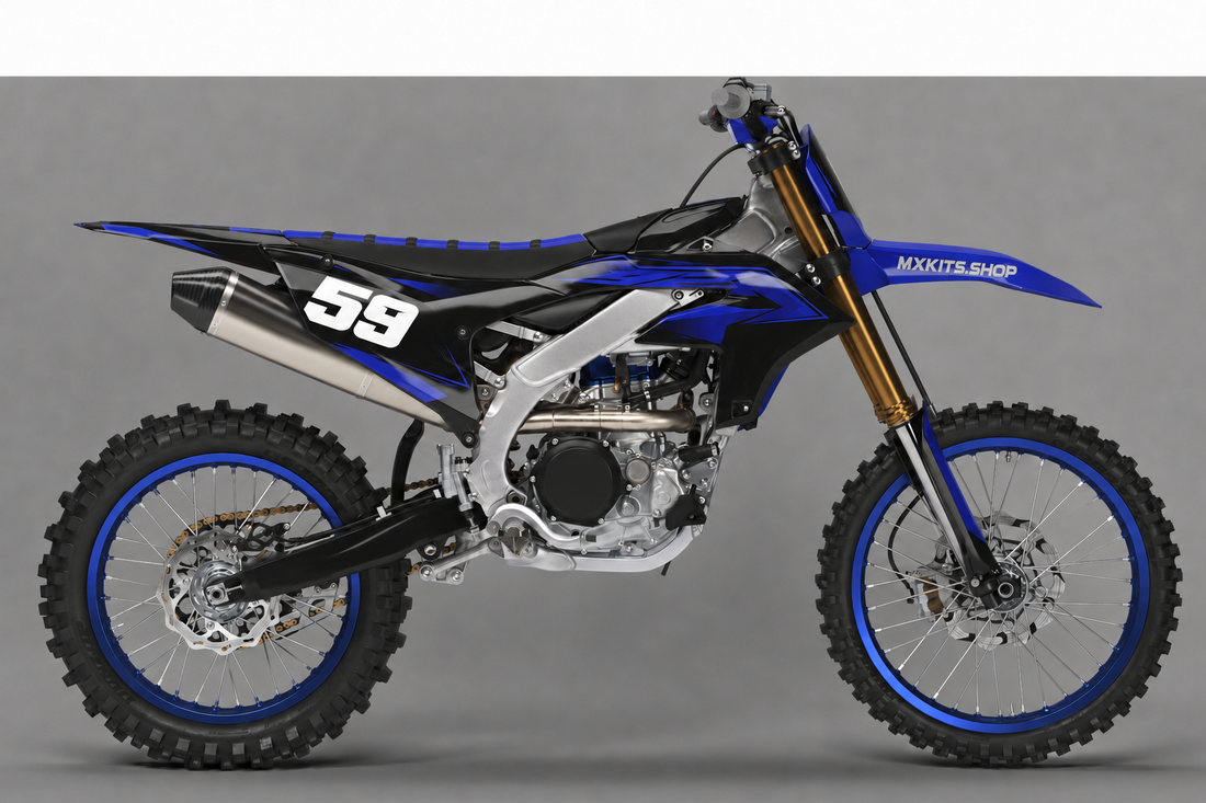 Yamaha Midnight Voltage MX-Dekor-Kit in Dunkelblau