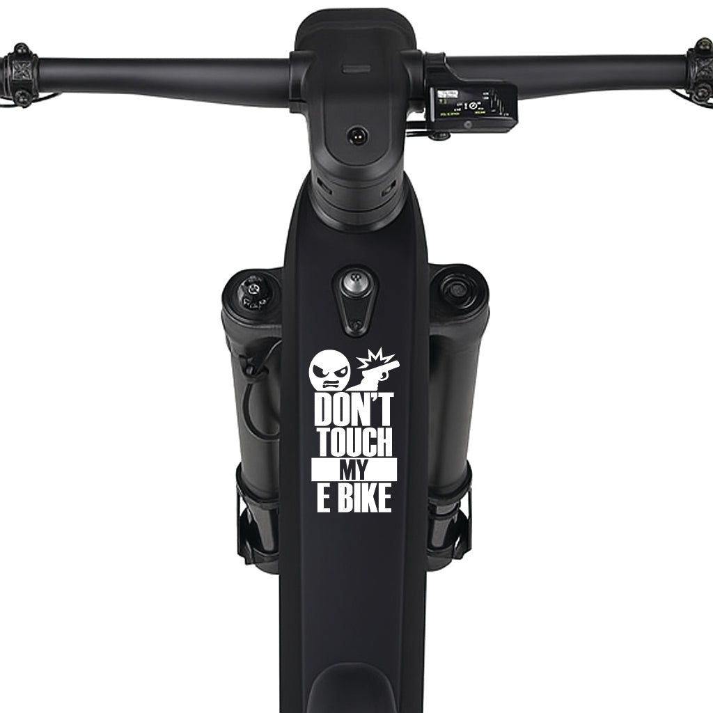 Don't touch my E - bike decal stickers