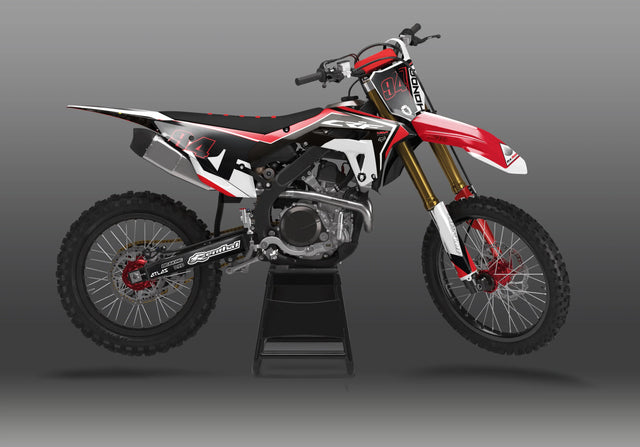Honda ARROW Dekor-Kit in vollständiger Motorradansicht