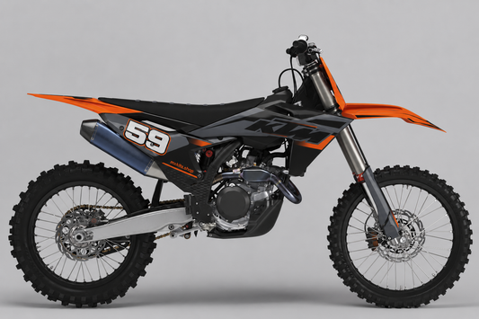 KTM Ember Slate 59 Motocross-Dekor-Kit