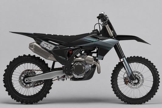 KTM Graphite Signal 59 Motocross-Dekor-Kit