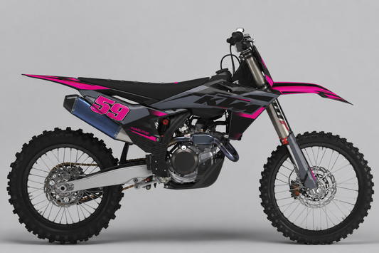 KTM Pink Nightfall 59 Motocross-Dekor-Kit