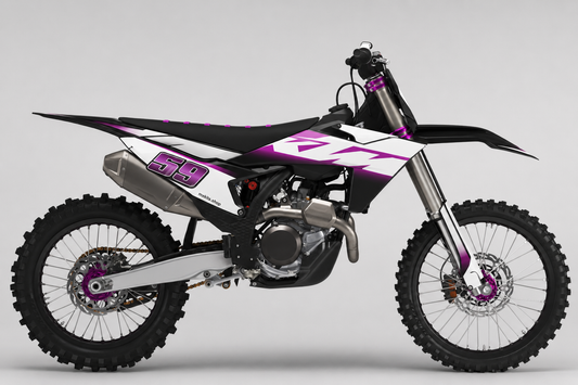 KTM Purple Prism 59 Motocross-Dekor-Kit