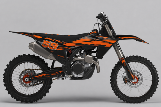 KTM Voltage Strike 59 Motocross-Dekor-Kit